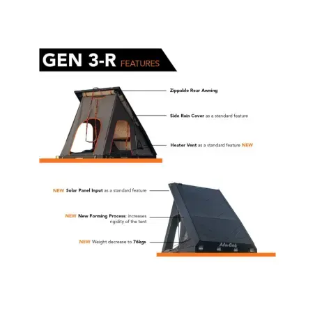 Offroad-Superstore Tente de toit Gen 3-R noire Alu-Cab alu_ca