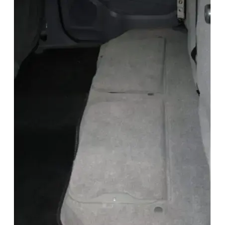 Ampio vano portaoggetti dietro i sedili Toyota Hi Lux (dal 2005 ad oggi) Doppia cabina - Grigio - Doppia cabina