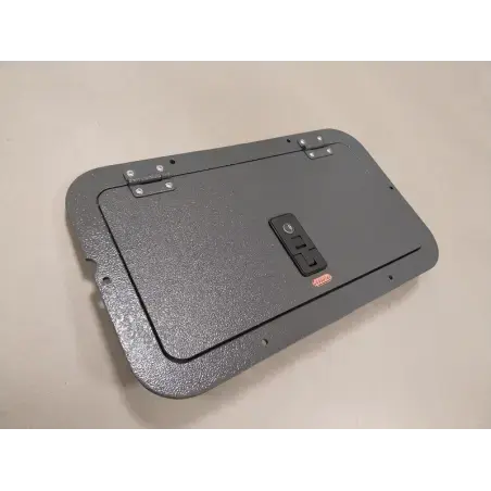 Ampio vano portaoggetti dietro i sedili Toyota Hi Lux (dal 2005 ad oggi) Doppia cabina - Grigio - Doppia cabina