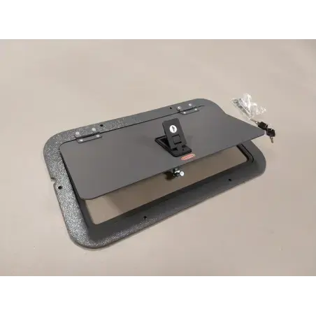 Ampio vano portaoggetti dietro i sedili Toyota Hi Lux (dal 2005 ad oggi) Doppia cabina - Grigio - Cabina extra