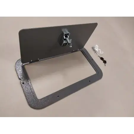 Ampio vano portaoggetti dietro i sedili Toyota Hi Lux (dal 2005 ad oggi) Doppia cabina - Grigio - Cabina extra