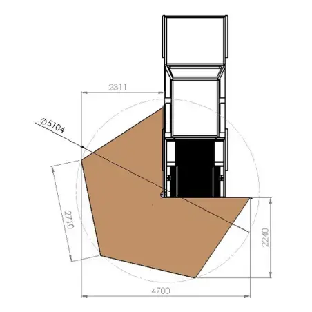 Achetez Big Country Ostrich Wing-rechterzijde-grijs-zwartau m