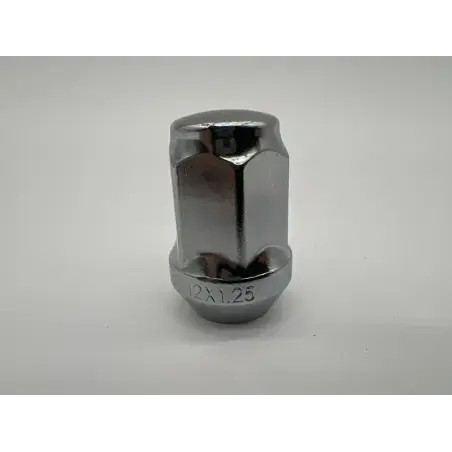 Dirty Roamer Ecrou de roue chromé 12x125 - Hex 19mm - Cône 60