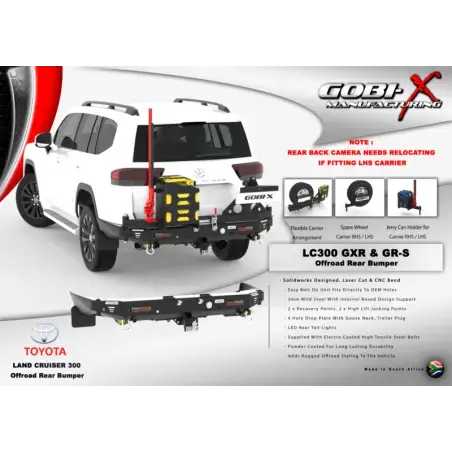 Achetez Gobi-x Rear Bumper Toyota Land Cruiser 300-series (20
