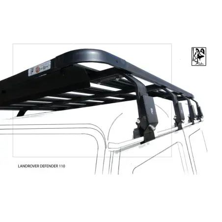 Achetez Eezi-awn K9 Roofrack Land Rover Defender 110-1400 X 2
