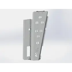 Dirty Roamer Ski de protection central en aluminium de 6mm po