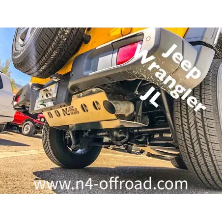 Dirty Roamer Ski de protection de silencieux arrière en alumi