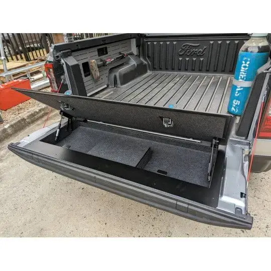 Huracan Fabrication Ford Ranger Raptor (2023+) Tailgate Storage Mod-Powdercoated
