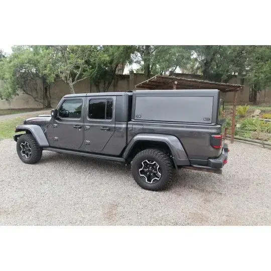 Bushtech Canopy Jeep Gladiator-Aluminium treadplate-Geïsoleerd-No LED light