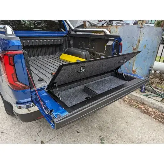 Huracan Fabrication Volkswagen Amarok (2023 - ) Tailgate Storage Mod-Powdercoated
