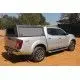 Bushtech Canopy Nissan Navara (2017-2021) Double-Cab Smooth aluminium-Not insulated-No LED light