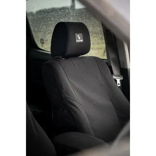 Tougher Front Seat Cover Kit Toyota Hi Lux Revo-Charcoal