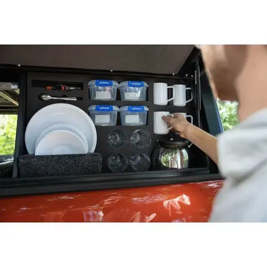 Bushtech Cupboard - carpeted-Type 1-Kitchen Insert-25 cm