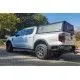 Bushtech Canopy Ford Ranger (2023 - present) Extra-Cab Aluminium treadplate-Insulated-No LED light-Dark Grey-Dark Grey