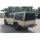 Bushtech Canopy Toyota Land Cruiser 79 Double-Cab Smooth aluminium-Not insulated-No LED light-Dark Grey-Black