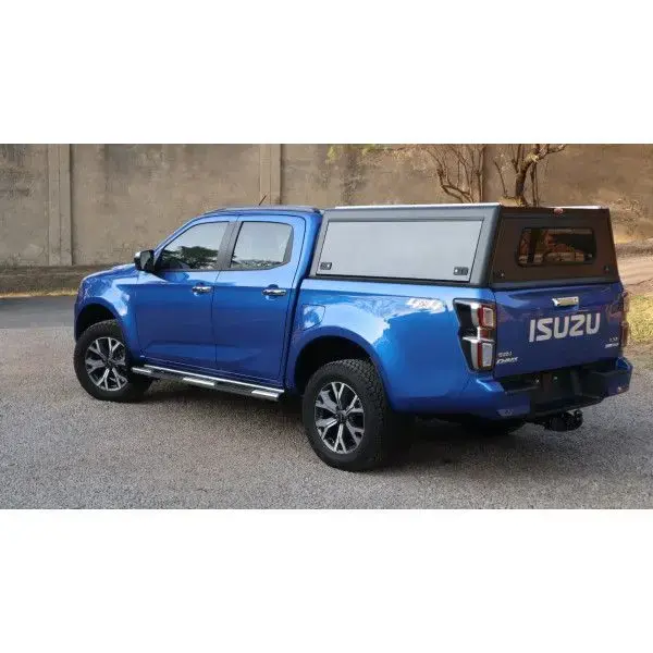 Bushtech Canopy Isuzu D-Max (2021-2024) Extra-Cab Aluminium treadplate-Insulated-No LED light