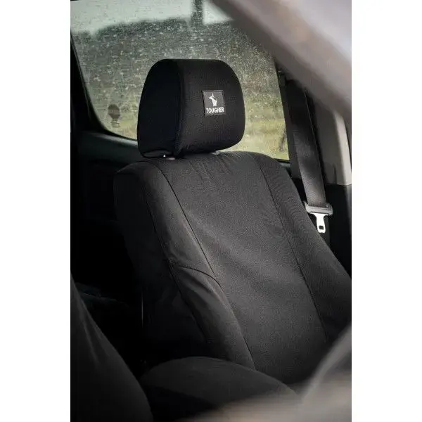 Tougher Seat Cover Kit Toyota Hi Lux Revo-Charcoal