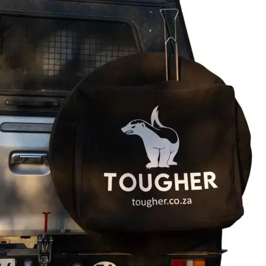 Tougher Wheel Cover-With Storage Bag-Charcoal