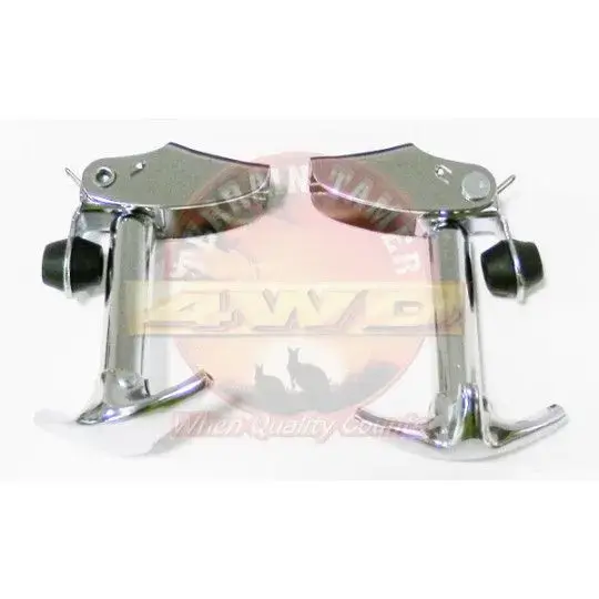 KIT BONNET CATCH PAIR CHROME