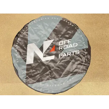 Dirty Roamer Cache couvre roue noir logo N4 Offroad Ø80 cm po