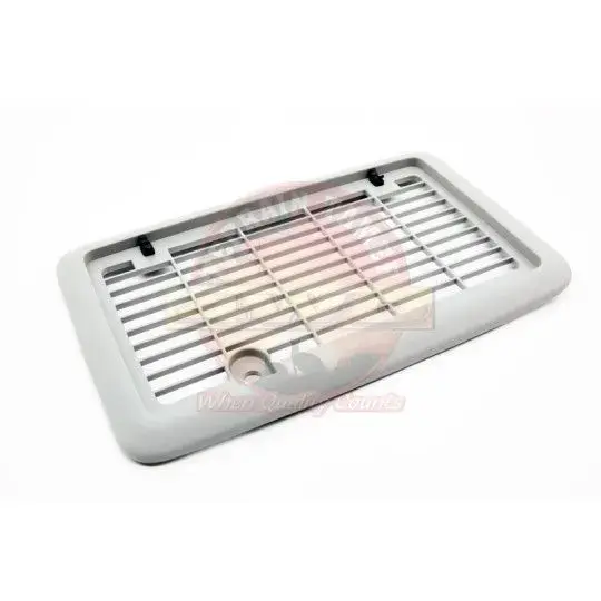 COVER AIR INTAKE DUAL A/C LIGHT GREY TRIM