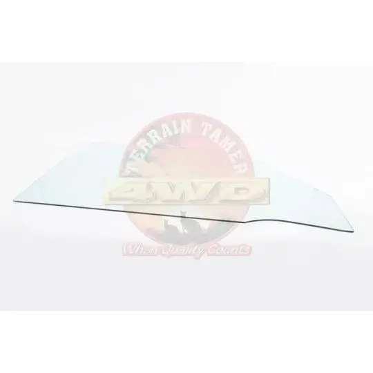 DOOR GLASS FRONT R/H GREEN THICKNESS:4.0 WITHOUT VENT WINDOW