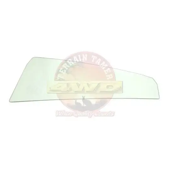 GLASS REAR DOOR 1/4 WINDOW WITHOUT VX PACKAGE & DARK GREY