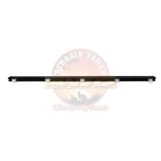 WEATHERSTRIP FRONT DOOR GLASS OUTER L/H SUITS WITH 1/4 GLASS