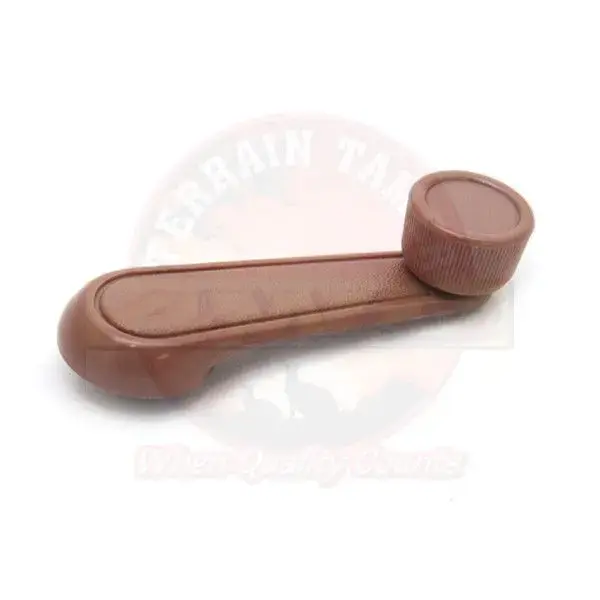 HANDLE FRONT OR REAR DOOR WINDOW REGULATOR LIGHT BROWN