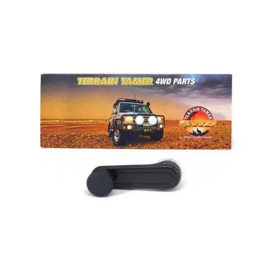 HANDLE ASSY FRONT DOOR WINDOW REGULATOR DARK GREY TRIM