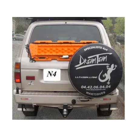 Dirty Roamer Support de plaques à sable Maxtrax sur le hayon 