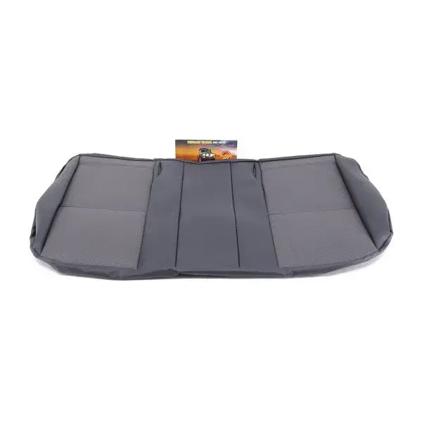 COVER REAR SEAT CUSHION BENCH TYPE SLATE GREY TRIM LEATHER