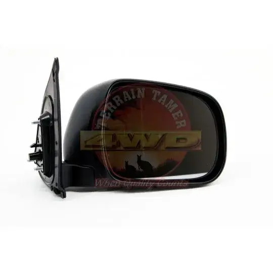 MIRROR OUTER R/H MANUAL BLACK NO INDICATOR DLX SPEC