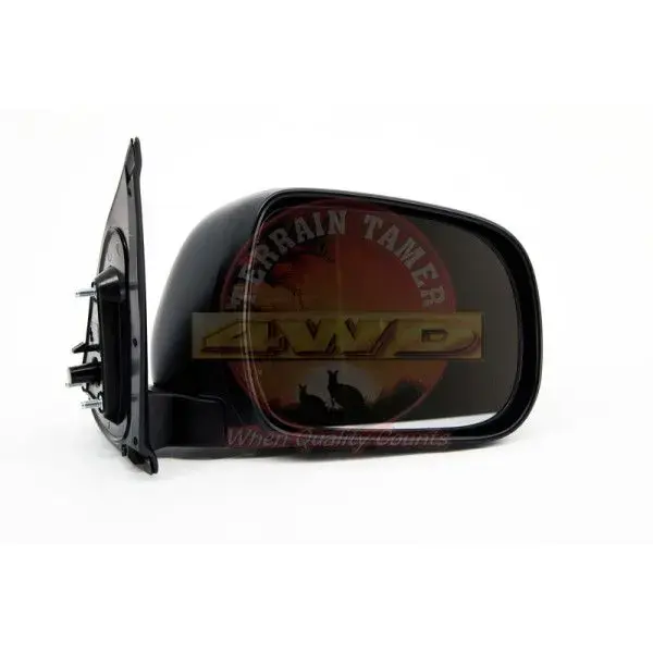 MIRROR OUTER R/H MANUAL BLACK NO INDICATOR DLX SPEC