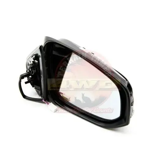 MIRROR OUTER R/H BLACK WITH SIDE LAMP MARK:R792