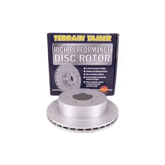 DISQUE DE FREIN POINTÉ/RAINURÉ ARRIÈRE