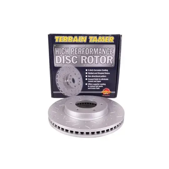 DISQUE DE FREIN POINTÉ/RAINURÉ AVANT