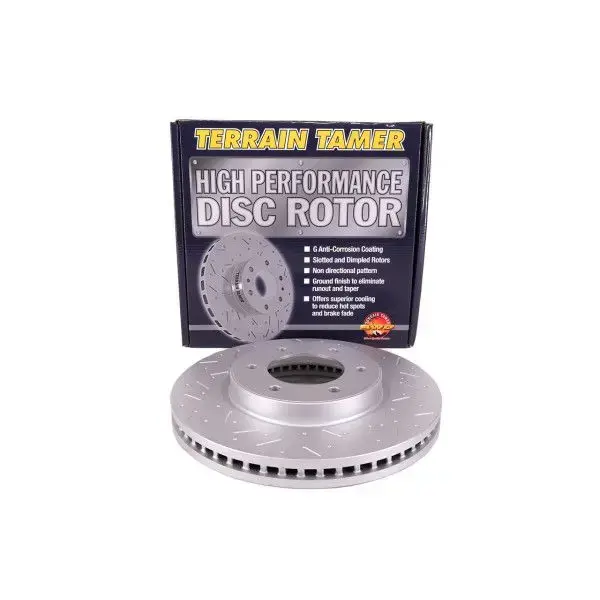 DISQUE DE FREIN POINTÉ/RAINURÉ AVANT