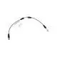 FLEXIBLE DE FREIN TRÉSSÉ AVANT DROIT