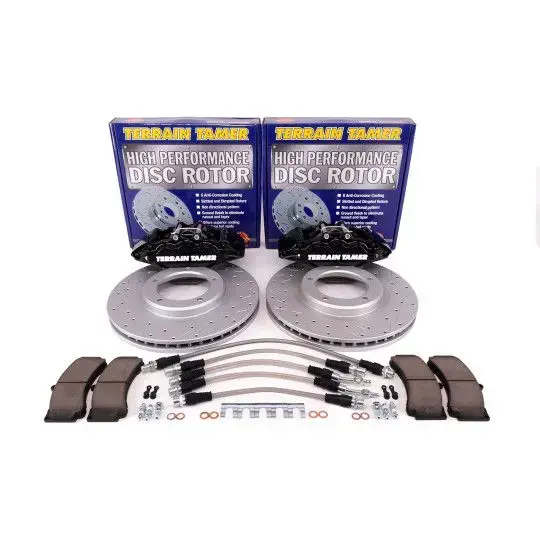 KIT FREIN AVANT GROS DIAMETRE 6 PISTONS MOYEUX MANUEL