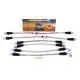 BRAIDED BRAKE HOSE KIT SUIT 0-50MM RAISED VEHICLE