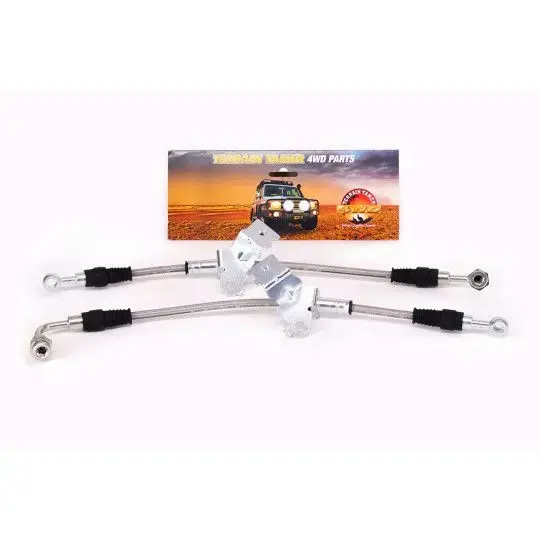 KIT DE FLEXIBLES DE FREIN TRÉSSÉ POUR TTBBK06