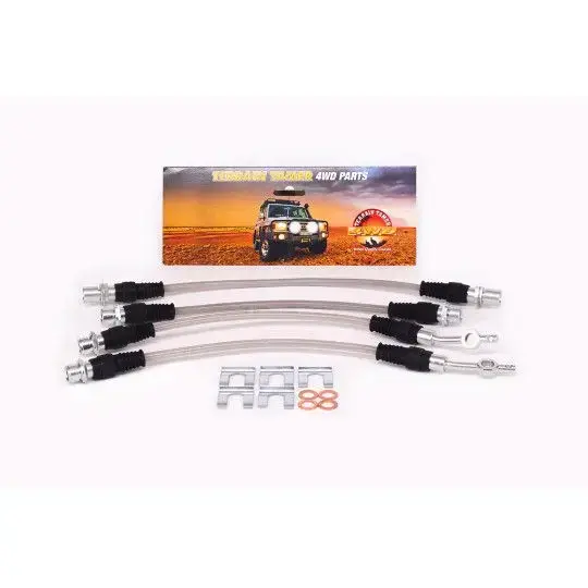 KIT DE FLEXIBLES DE FREIN TRÉSSÉ POUR TTBBK08