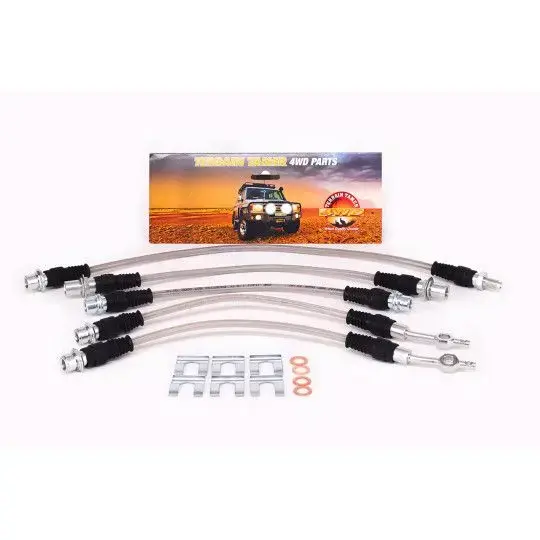 KIT DE FLEXIBLES DE FREIN TRÉSSÉ POUR TTBBK07