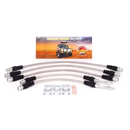 KIT DE FLEXIBLES DE FREIN TRÉSSÉ POUR TTBBK22