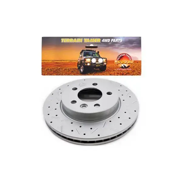 DISQUE DE FREIN POINTÉ/RAINURÉ AVANT