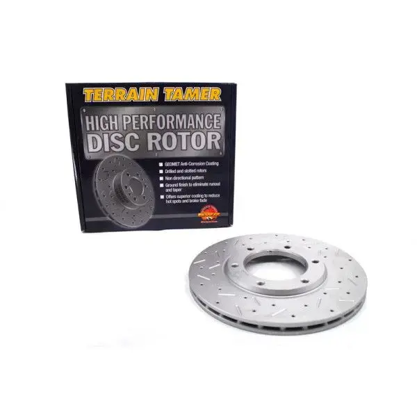 DISQUE DE FREIN POINTÉ/RAINURÉ AVANT