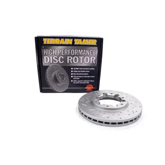 DISQUE DE FREIN POINTÉ/RAINURÉ AVANT