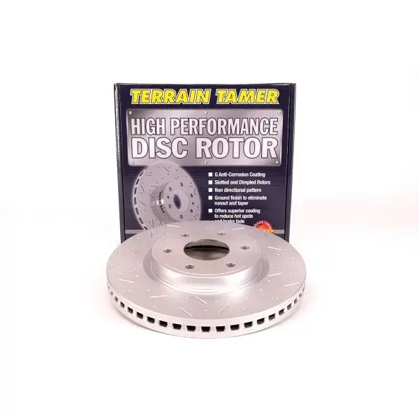 DISQUE DE FREIN POINTÉ/RAINURÉ AVANT