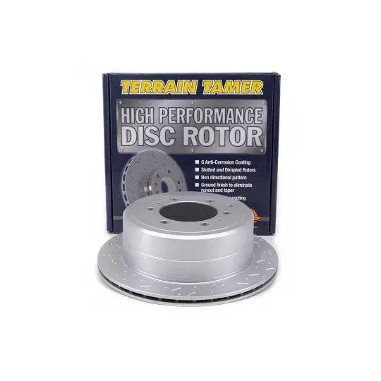 DISQUE DE FREIN POINTÉ/RAINURÉ ARRIÈRE